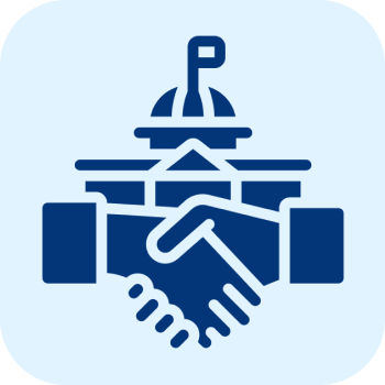 Government decisions icon